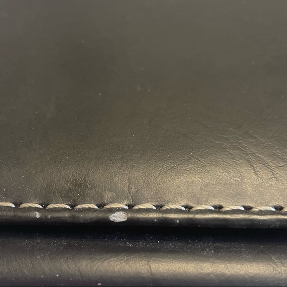 Dodge Ram Black Leather Portfolio for Glove Box - Picture 6 of 7